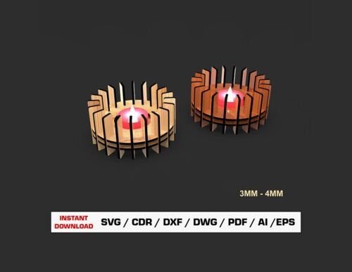 Portavelas 5 Creativo Digital